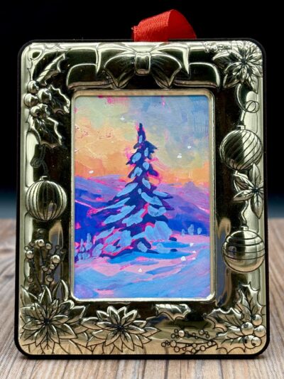 Snowy Sentinel Ornament by Jillian Sander